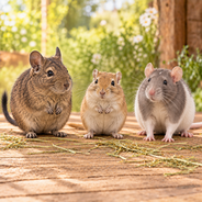 Degoes, Gerbils en Ratten