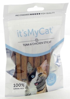it&#039;s My Cat Treat Tuna &amp; Chicken Sticks 50 gr