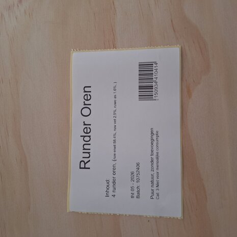 Carlos Runder Oren zonder pit